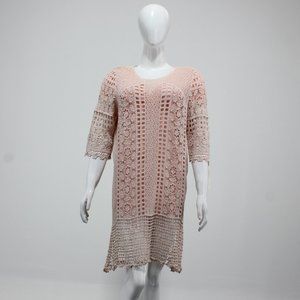 Moda Embellished Women Peach Dress